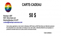Carte cadeau 50$