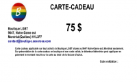 Carte cadeau 75$