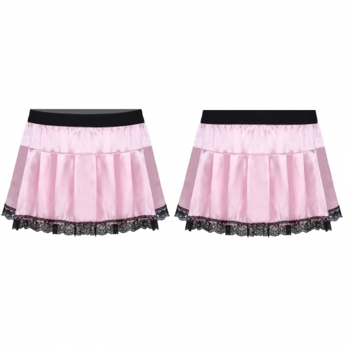 Jupe plissée en dentelle pour homme